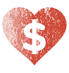 Paid Love Grunge Texture Icon