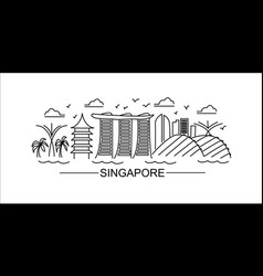 Singapore Lineart Line