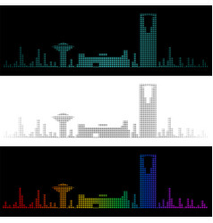 Sound Graph Style Riyadh Skyline