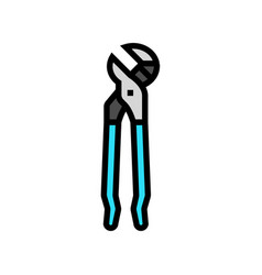 Tongue Groove Pliers Color Icon