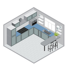 Isometric Kitchen Design