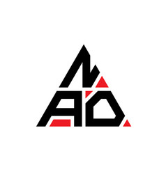 Nao Triangle Letter Logo Design