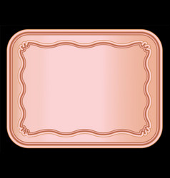 Rose Gold Photo Frame And Border Background