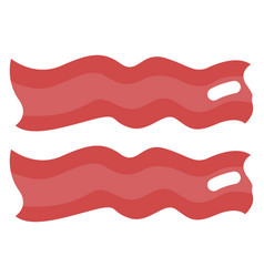 Breakfast Bacon On A White Background