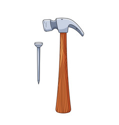 Hammer And Nail Tools Are Essential For Carpentry