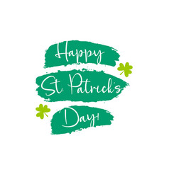 Happy St Patrick Day Greeting Card Template