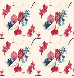 Pattern With Pampas Floral Watercolor