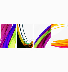 Abstract Colorful Wave Posters For Wallpaper