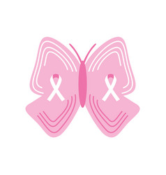 Breast Cancer Awareness Butterfly