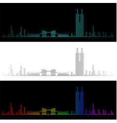 Sound Graph Style Shenzhen Skyline