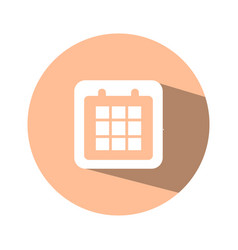 Flat Calendar Icon