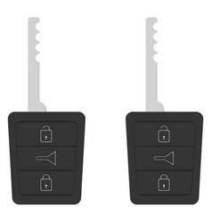 Car Keys On A White Background