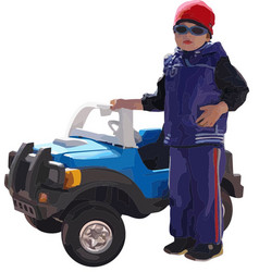 Boy With Toy Car