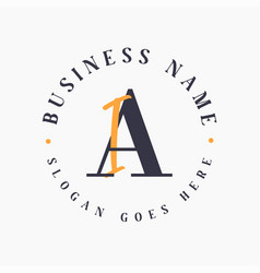 Elegant Letter Ai Initials Logo For Corporate