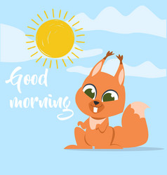 Cute Animals Good Morning Cartoon Adorable