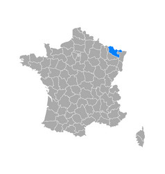 Map Of Moselle In France