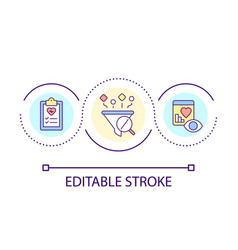 Medical Data Collection And Analysis Loop Concept