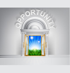 Door To Opportunity Concept