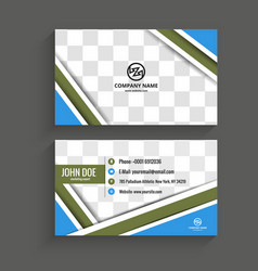 Modern Colorful Visiting Card