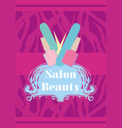 Nail Salon Icon Design - Decorative Flyer