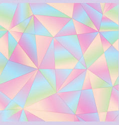 Pastel color geometric triangle pattern Royalty Free Vector