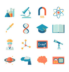 Science And Research Icon Flat