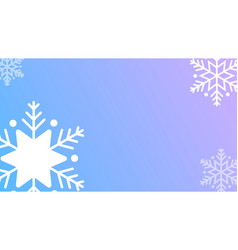 Winter Holiday Snowflake Greeting Card On Blue