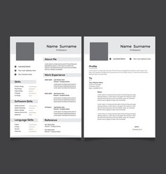 Clean Resume Cv And Cover Letter Design Template