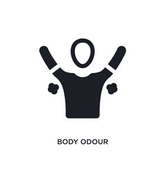 Body Odour Isolated Icon Simple Element From