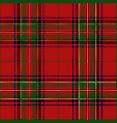 Clan Stuart Royal Tartan Plaid Pattern