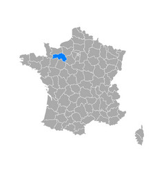 Map Of Orne In France