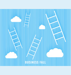 Motivational Business Ladder Concept Background