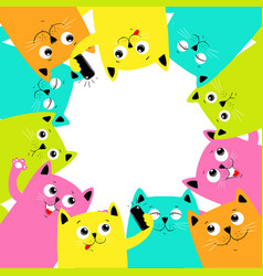 Cute Cats Colorful Place Your Text Here