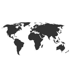 World Map Silhouette