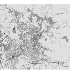 Map City Perugia Umbria Italy