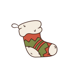 Isolated Christmas Stocking