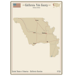 Map Of Yolo County In California