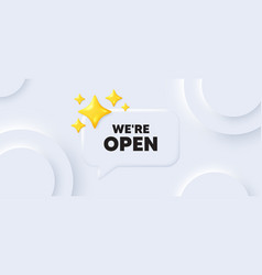 We Are Open Tag Promotion New Business Sign