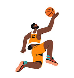 Sports Hobby Basketball Player Throwing Ball