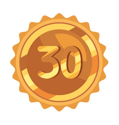 Thirtieth Annivesary Golden Badge