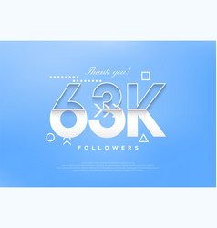 Modern Simple Design 63k Followers To Celebrate