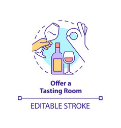 Offer Tasting Room Concept Icon