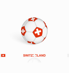 Soccer Ball With The Switzerland Football