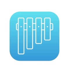 Vibraphone Line Icon