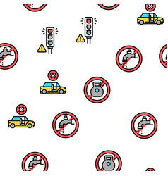 Child Life Safety Seamless Pattern