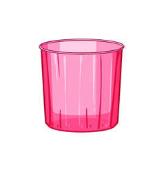 Transparent Plastic Cup Cartoon