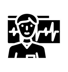 Cardiologist Doctor Glyph Icon