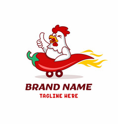 Chicken Fast Chilli Logo Design