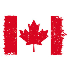 Grunge Flag Of Canada