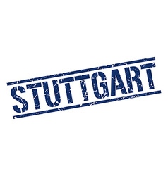 Stuttgart Blue Square Stamp